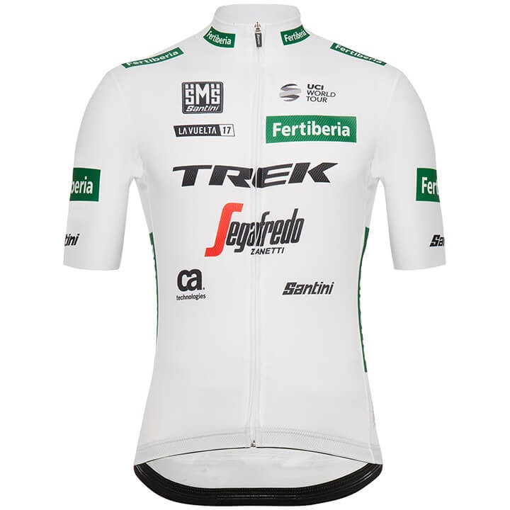 Abbigliamento Trek Segafredo Bianco Verde 2018 Manica Corta e Pantaloncino con Bretelle e Salopette - Clicca l'immagine per chiudere